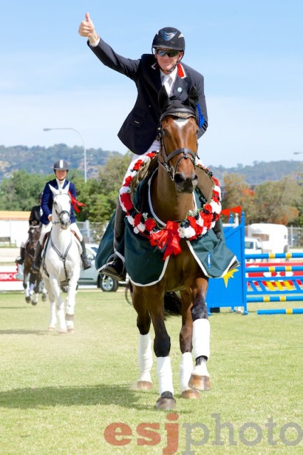 Craig Barrett and Sandhills Brillaire at Adelaide in 2012. Photo by John Lechner.