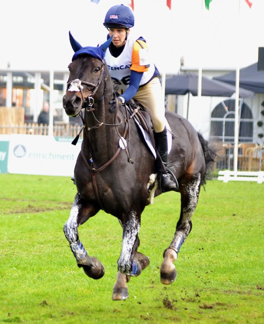 Liz Halliday-Sharp and Fernhill By Night at Boekelo 2013. Photo by Jenni Autry.