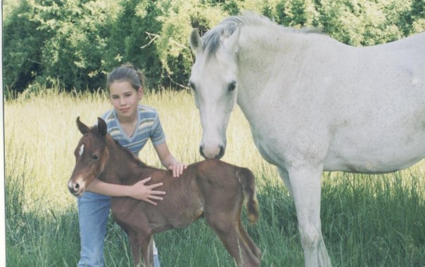 Kelsey and baby Maddie. 