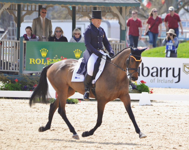 Buck Davidson and Petite Flower at Rolex. Photo by Jenni Autry.