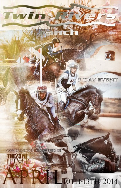 Cover of the competitor booklet for Twin Rivers this weekend. Photos by The 23rd Jump, From twinrivershorsepark.com