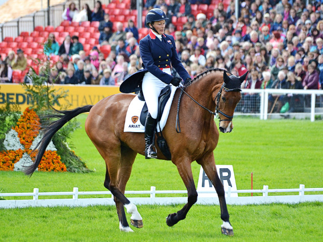 Mary King and Imperial Cavalier at Badminton. Photo by Jenni Autry.