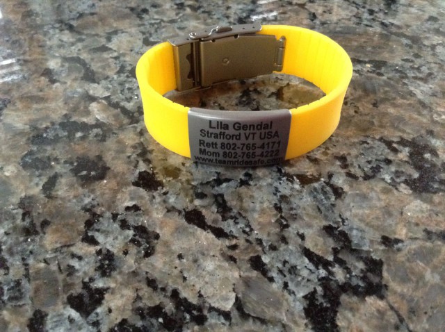 My awesome new Ride Safe Bracelet!