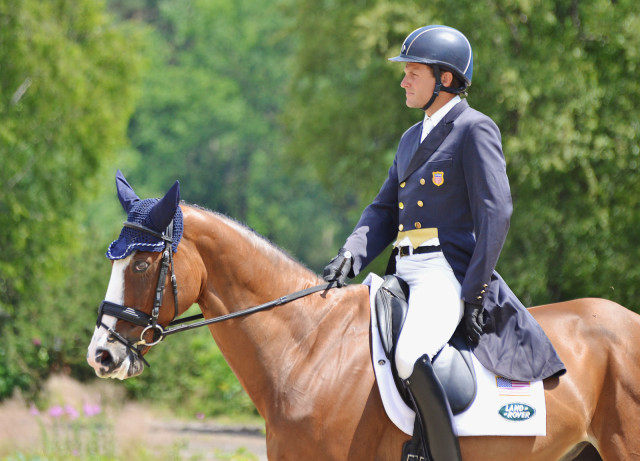 Boyd and Otis before their test. Photo by Jenni Autry.