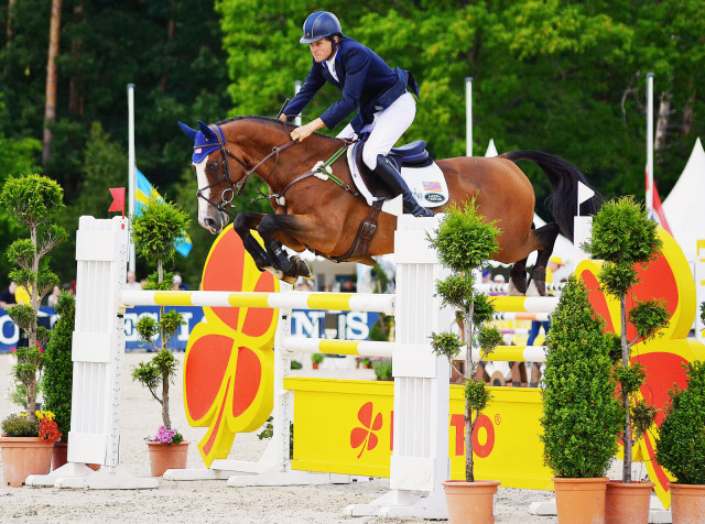 Boyd Martin and Otis Barbotiere at Luhmühlen. Photo by Jenni Autry. 