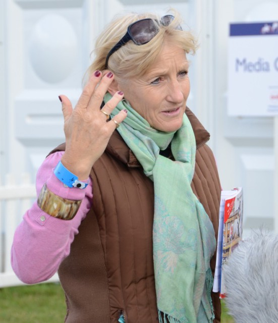 Lucinda Green at Blenheim. Photo courtesy of Eventing Safety John.