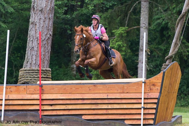 Rebecca Buehler and Brighton win Open Intermediate at AFHT. Photo by Jo Arlow Photography.