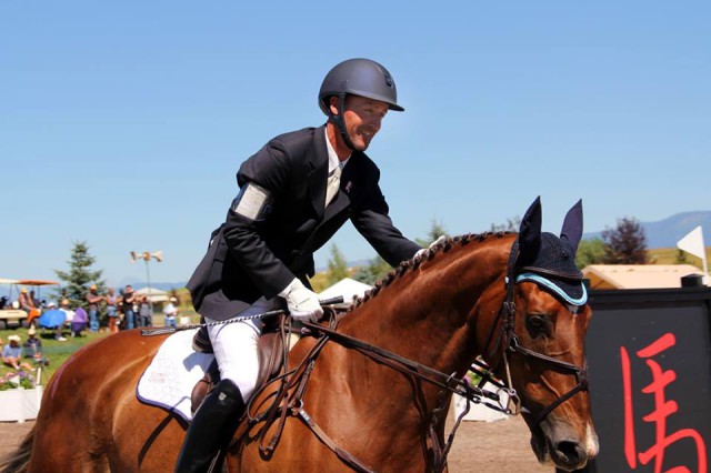 Matt Brown and Super Socks BCF after the win! Photo via Rebecca Farm's Facebook page.