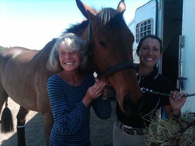 Valerie & Laine Ashker are a mother-daughter team that cherish the heart of the thoroughbred sport horse. Photo courtesy of Valerie. 