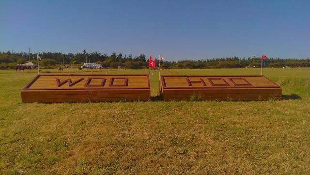 The signature first XC fences at WIHT. Photo by Chris Cole.