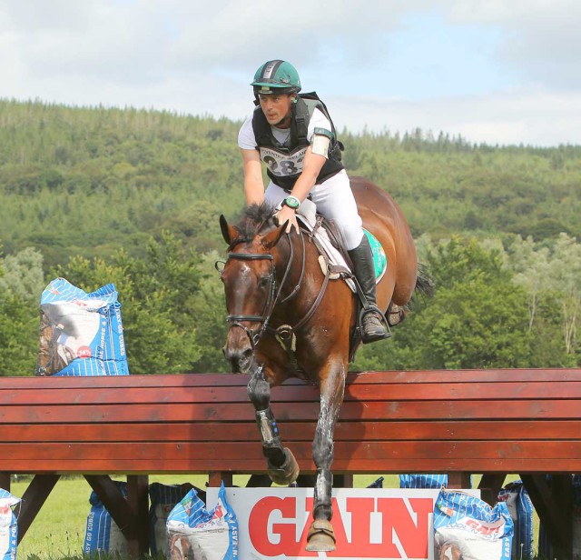 Ireland's Sam Watson on Horseware Lukeswell on their way to first place in the CIC3* at Camphire international Horse Trials. Photo courtesy of Dan McGrath/Editorial Images.