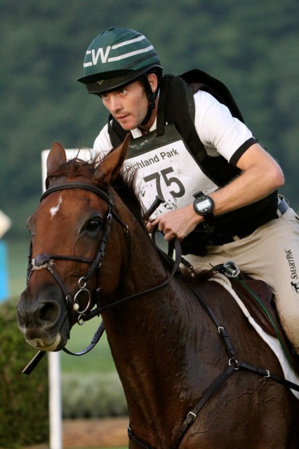 Ryan Wood and Woodstock Bennett at Richland Park. Photo by Kasey Mueller.