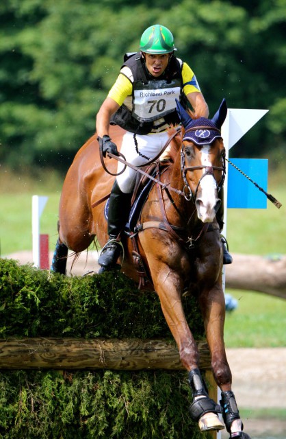 Nilson Moreira da Silva and Muggle at the 2014 Richland CIC3*.  Photo by Jenni Autry.