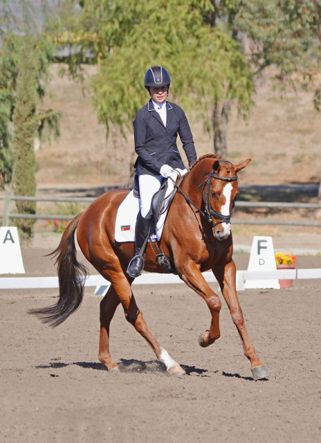 Jen McFall and Classic Twain DF at Galway Downs. Photo by Jenni Autry.