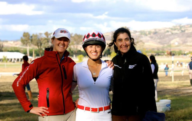 Team DF Riders Amanda Blake, Caroline Dein and Stephanie Nicora