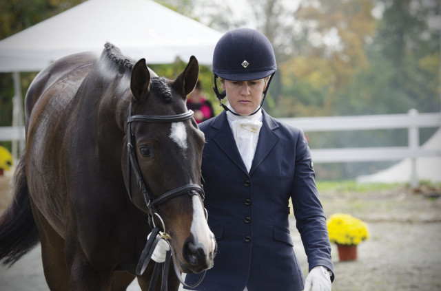 Allison Springer and Business Ben at the YEH Championships at Fair Hill. Photo by USEA/Leslie Threlkeld, used with permission.