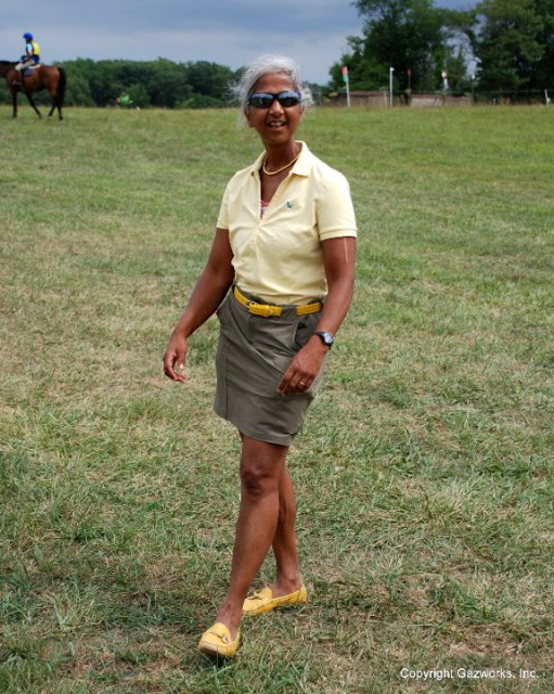 Seema Sonnad in her element! Photo by Cynthia Gilbert/Gazworks Inc.