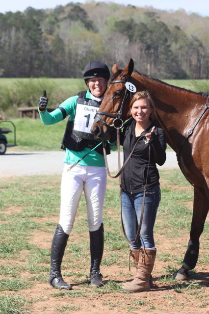 Jade Anderson, Amicor (Lucy) and Holly Malcom at Chattahoochee Hills. Photo by Meredith Crow