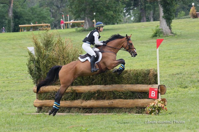 Alexandra Willoughby and Tiki Car at the 2014 NAJYRC. Photo courtesy of  ©Brant Gamma Photos