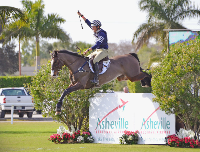 2015 Wellington Eventing Showcase winners: Boyd Martin and Trading Aces. Photo by Jenni Autry.