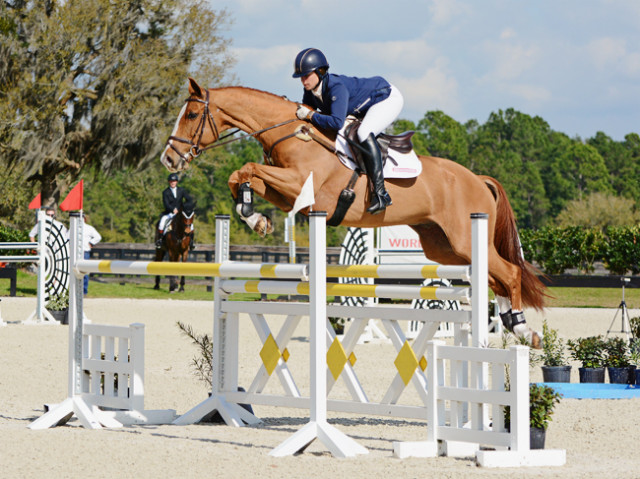 Lillian Heard and Share Option at the 2015 Eventing Prix Invitational. Photo by Jenni Autry.