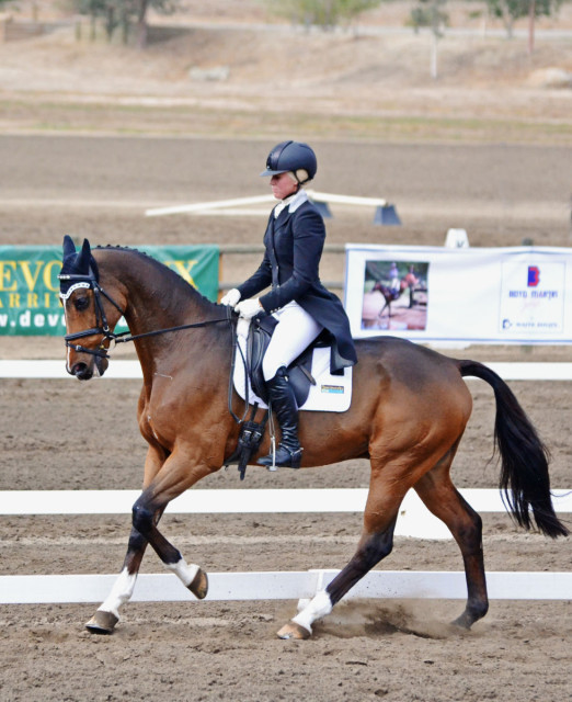 Mackenna Shea and Landioso at Galway Downs. Photo by Jenni Autry. 