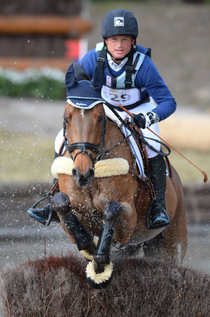 Michael Jung and La Biosthetique Sam FBW on cross country. Photo courtesy of Les Garennes.