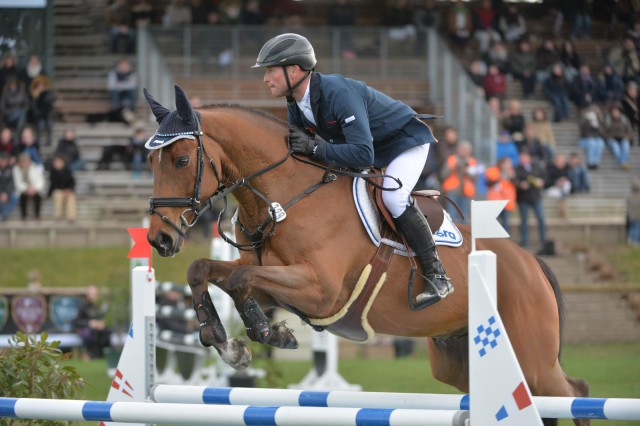 Michael Jung and La Biosthetique Sam clinching their win. Photo courtesy of Les Garennes.