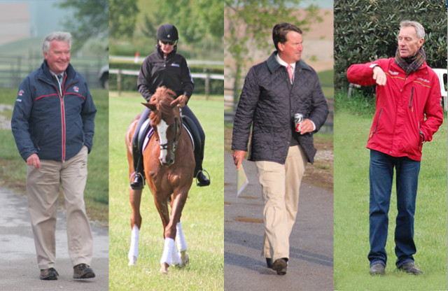 From left, Yogi Breisner, Karen O'Connor, David O'Connor and Christopher Bartle. Photos via EN Archives and Wikipedia.