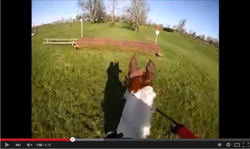 Tuesday Video from SpectraVET Spring Bay Helmet Cam Eventing Nation