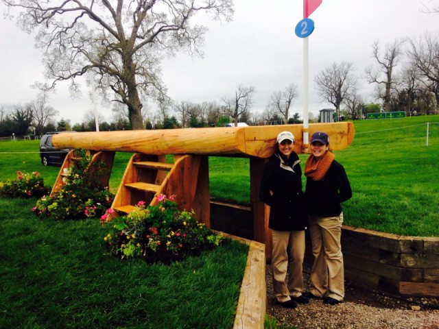 Hayley and Maggie at Rolex. Photo via Hayley Sullivan