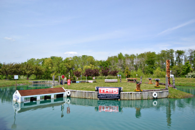 The water complex at the Horse Park of New Jersey, set for Jersey Fresh. Photo by Jenni Autry.