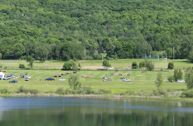 The front of the Bromont cross-country course. Photo by Leslie Wylie.