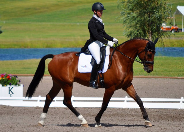 Tamie Smith and Under Wraps. Photo by Lisa Takada for Eventing Nation.