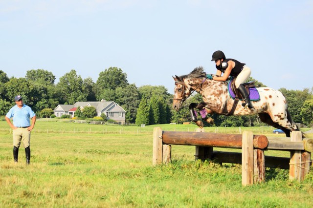 Afternoon cross-country sessions with David O’Connor. Photo by Sarah Gonzalez.