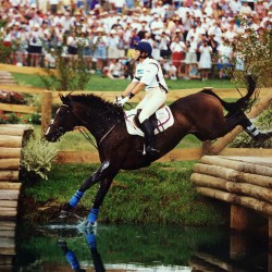 Kerry Millikin and Out and About at the 1996 Olympics in Atlanta. Photo via Dean Graham / USEA Archive.