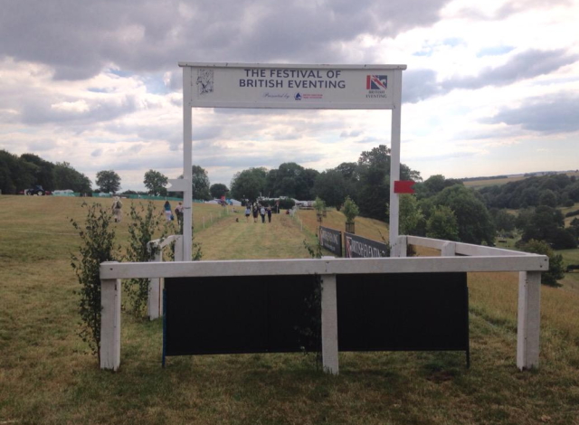 The Gatcombe start box. Photo via EHOA on Twitter.