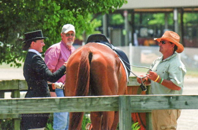 Lauren Kieffer, Kevin Kieffer, David O'Connor and Tigger Too at Jersey Fresh in 2007. Photo used with permission from Shannon Brinkman.