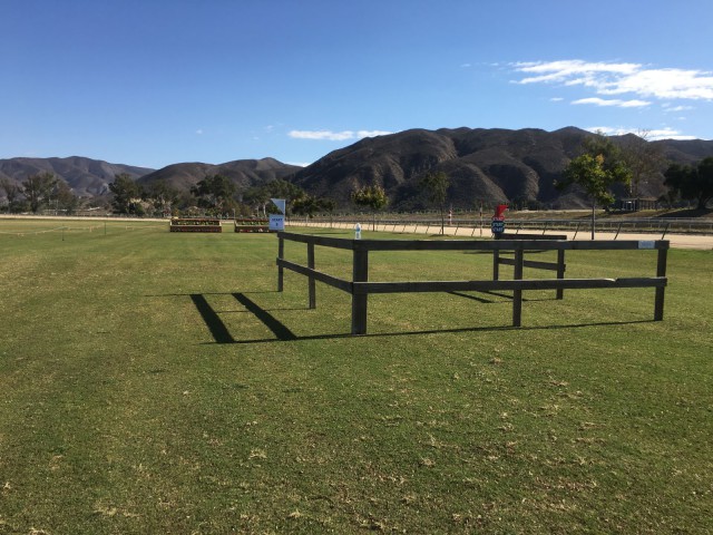 The view from the start box.