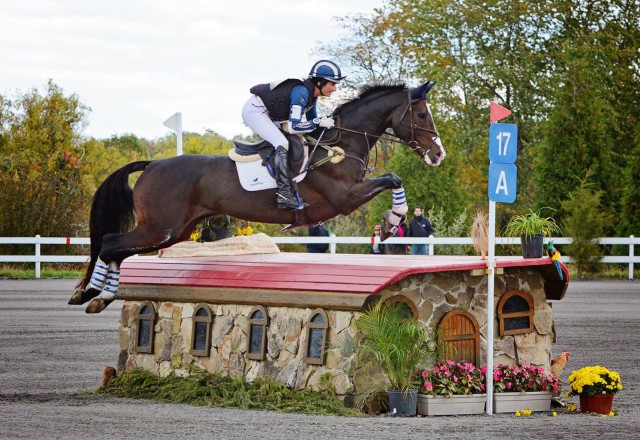 Jennie Brannigan and Catalina at this year's Dutta Corp Fair Hill CCI3*. Photo by Jenni Autry.