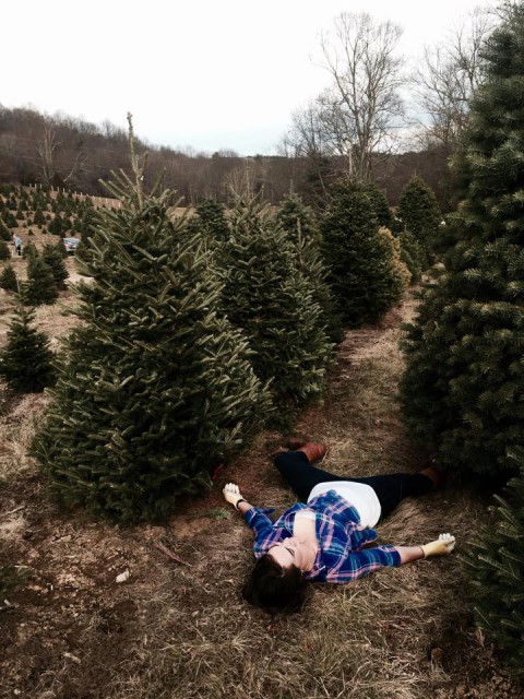 This is how cutting down three christmas trees made me feel. 