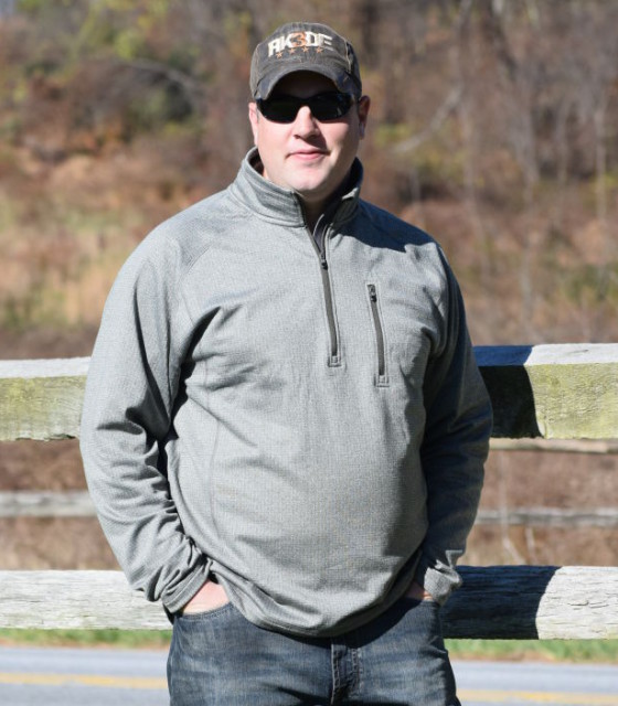 The Quarter Zip Mock from Noble Outfitters has made its way into my cold weather gear on a regular basis. Photo By Lorraine Peachey 