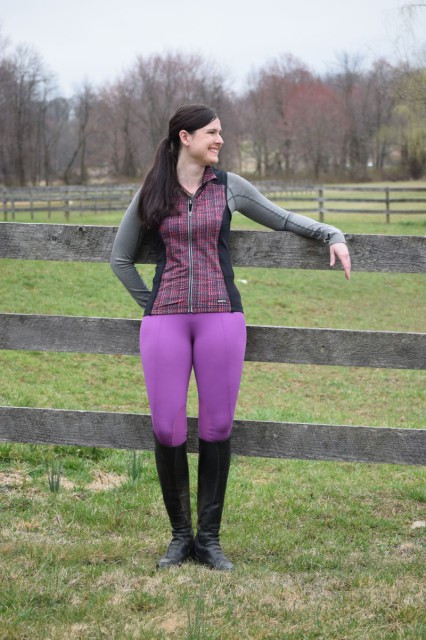 While the front of the Breakaway vest provides a very traditional vest appearance, the black mesh back provides an entirely different look. When worn with other shirts, you can see the colors and patterns of them right through the mesh back. Photo by Lorraine Peachey.