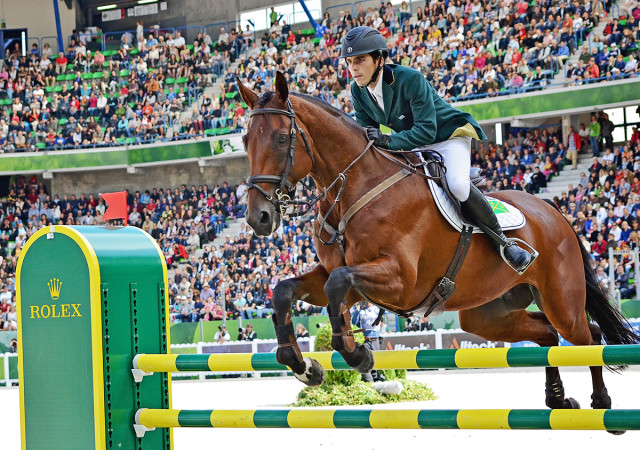 Gabriel Figueiredo Silva Cury and Grass Valley at WEG in 2014. Photo by Jenni Autry.