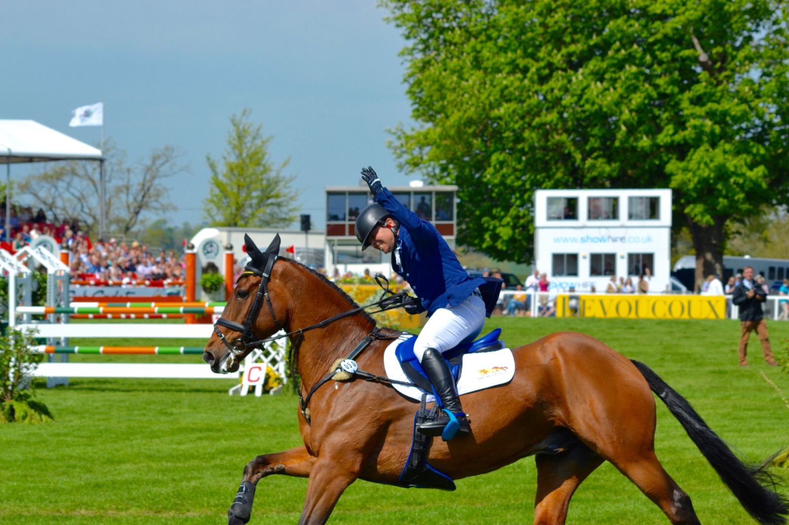 Ben Hobday (GBR) and Mulrys Error. Photo by Leslie Wylie.