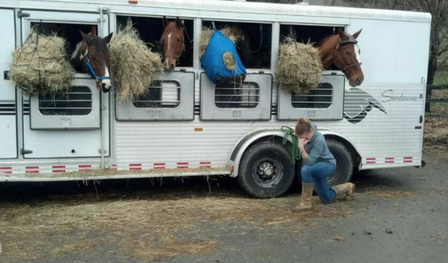 You clearly weren't Tebowing hard enough, Erika! Photo courtesy of Erika Adams. 