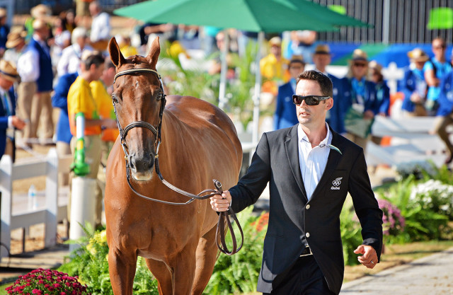 Jock Paget and Clifton Lush at the 2016 Rio Olympic Games. Photo by Jenni Autry.