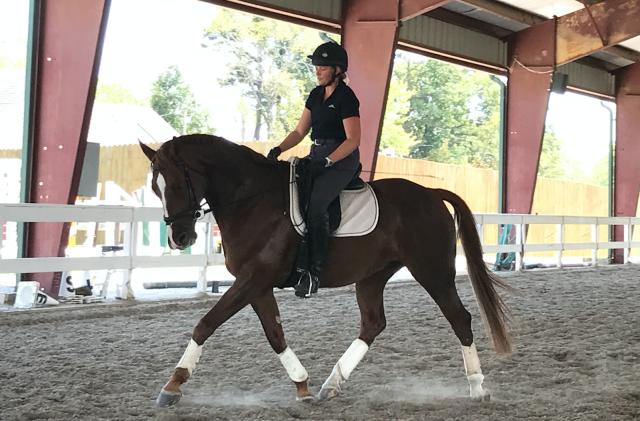 Katherine McDonough and Red. Photo by Lisa Slade.