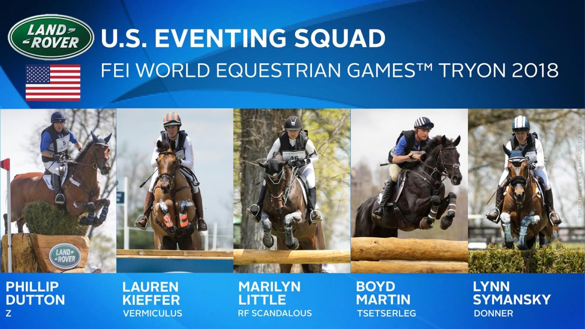 U.S. Eventing Team Named for 2018 World Equestrian Games Eventing