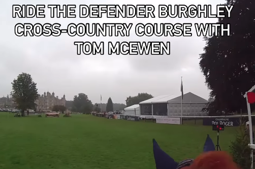 Ride the Defender Burghley Cross Country with Tom McEwen and CHF Cooliser